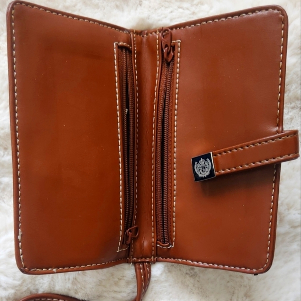 Liz Claiborne Brown Leather Wallet